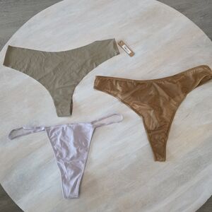 3pcs SKIMS Thong 2X NWT